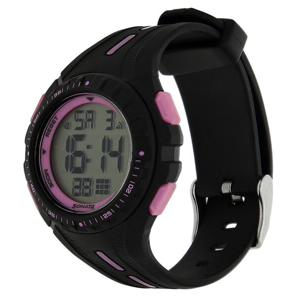 SF Pink Dial Plastic Strap Women Watch - image number 1