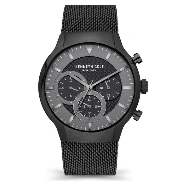 Kenneth Cole Grey Dial Stainless Steel Strap Watch For Men - image number 0