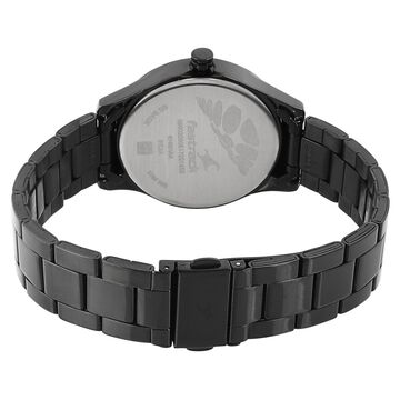 Fastrack All Nighters Quartz Analog Black Dial Metal Strap Watch for Girls