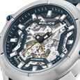 Police Automatic With Self Winding Blue Dial Blue Color Leather Strap Watch For Men - image number 4