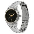 Titan Quartz Analog with Date Black Dial Stainless Steel Strap Watch for Men - image number 1