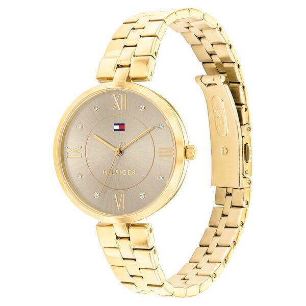 Tommy Hilfiger Quartz Analog Grey Stainless Steel Strap for Women - image number 1