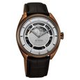 Titan Stellar Cupola Automatic Analog with Sun Moon Phase and Silver Dial Brown Leather Strap Watch for Men - image number 2