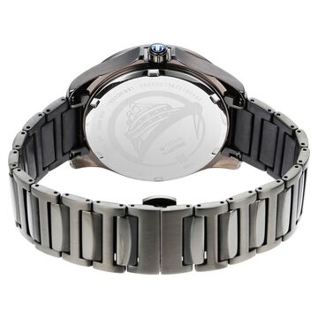 Titan Maritime Quartz Multifunction Anthracite Dial Stainless Steel Strap Watch for Men