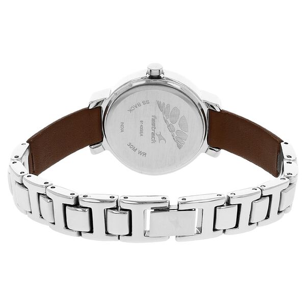 Fastrack Motorheads Quartz Analog Green Dial Leather & Metal Strap Watch for Girls - image number 3