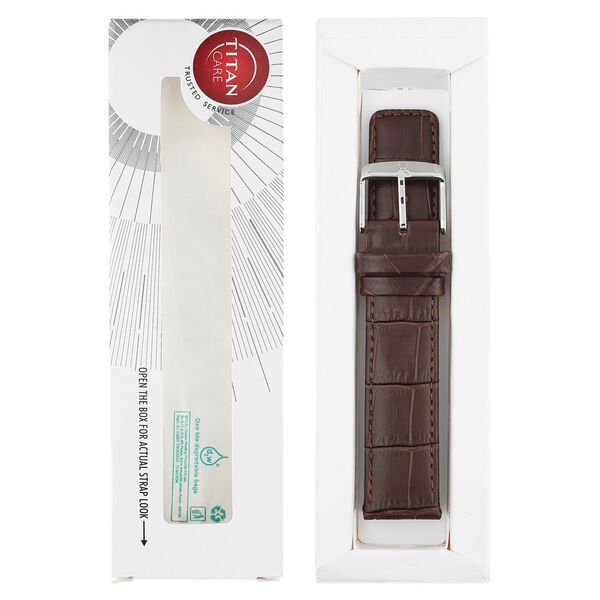 20 mm Brown Genuine Leather Straps for Men - image number 5