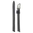 22 mm Grey Genuine Leather Strap for Men - image number 2