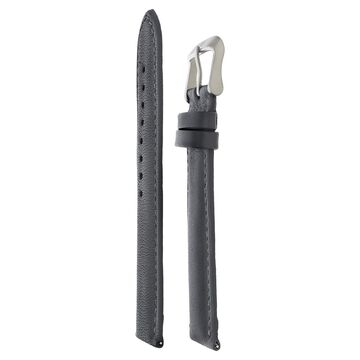 22 mm Grey Genuine Leather Strap for Men