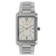 Titan White Dial Analog with Date Leather Strap watch forMen