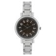Titan Quartz Analog Black Dial Leather Strap Watch for Women