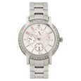 Titan Quartz Analog with Day and Date Blue Dial Stainless Steel Strap Watch for Women