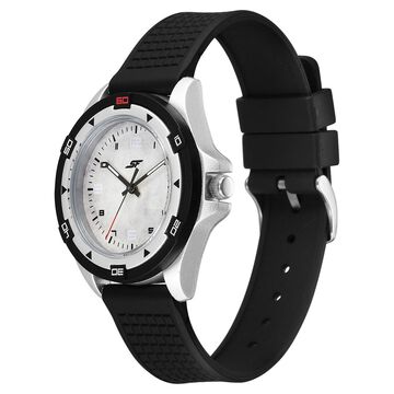 SF Sporty Analogs Quartz Analog Multicoloured Dial Black Plastic Strap Watch For Men