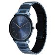 Edge Meister Quartz Analog Blue Dial Blue Stainless Steel Strap Watch For Men - image number 4
