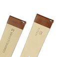 22 mm Tan Genuine Leather Strap for Men - image number 4