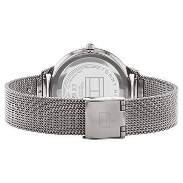 Tommy Hilfiger Grey Dial Grey Stainless Steel Strap Watch for Women