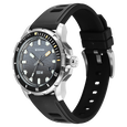 Titan Zero Hour Diver's 100m Analog with Black Dial Black FKM Strap Watch for Men - image number 2