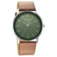 Sonata Sleek Green Dial Analog with Day and Date Watch for Men