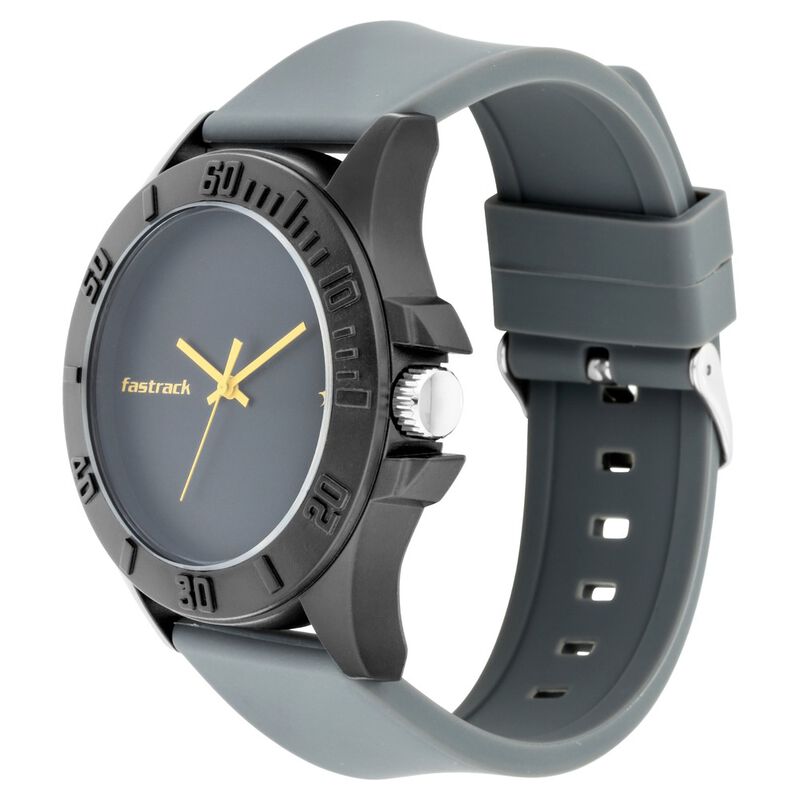 Fastrack Fastfit Quartz Analog Grey Dial Silicone Strap Unisex Watch - image number 2