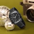 Vyb Aviator By Fastrack Quartz Analog Black Dial Two Toned Stainless Steel Strap Watch For Guys - image number 0