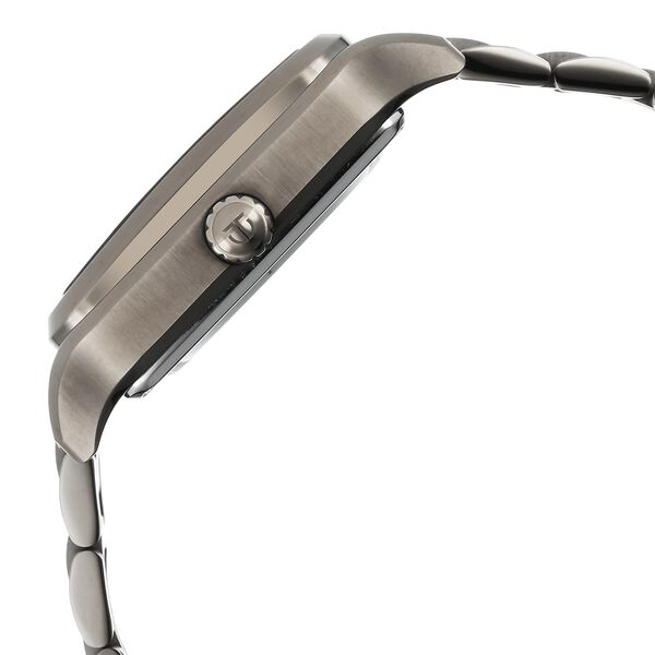 Titan Shaped Automatics Anthracite Dial Grey Stainless Steel Strap watch for Men - image number 3