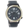 Titan Quartz Analog Black Dial Leather Strap Watch for Men
