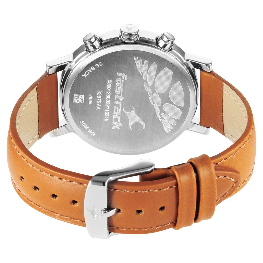 Fastrack orange sale strap watch