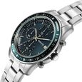Sonata Chronos Quartz Analog with Date Blue Dial Silver Colour Stainless Steel Strap Watch For Men - image number 2