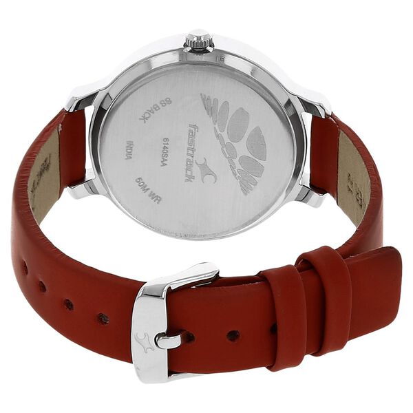 Fastrack Motorheads Quartz Analog White Dial Leather Strap Watch for Girls - image number 3