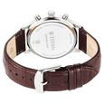 Titan Sapphire Multifunction Quartz Analog with Day and Date White Dial Leather Strap Watch for Men - image number 4