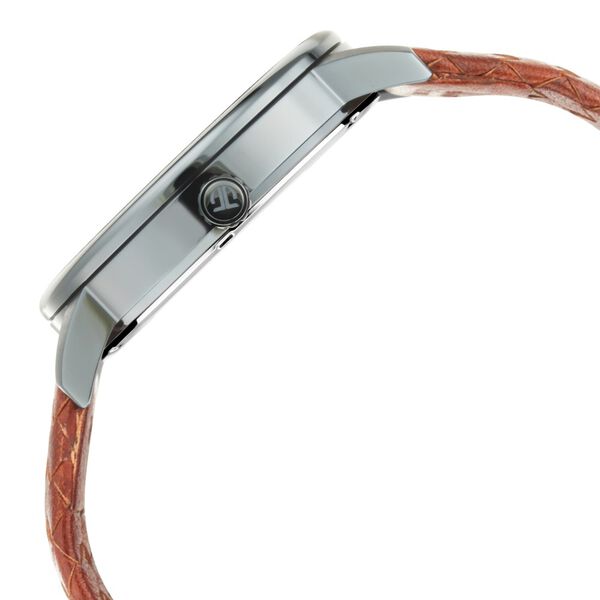 Titan Athleisure Grey Dial Analog Leather Strap Watch for Men - image number 3