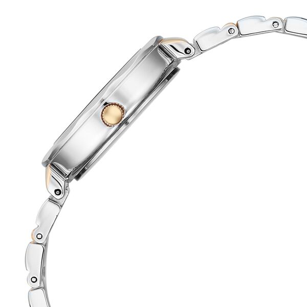 Titan Raga Spotlight Quartz Analog Mother of Pearl Dial Two Toned Metal Strap Watch For Women - image number 4
