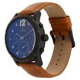 Titan Quartz Multifunction Black Dial Leather Strap watch for Men - image number 2