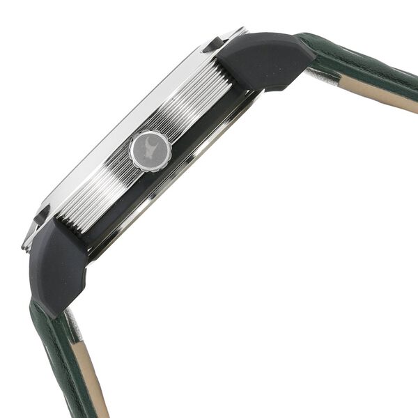 Fastrack Loopholes Quartz Analog Green Dial Leather Strap Watch for Guys - image number 2