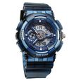 Sonata SF Spectra Quartz Digital Brown Dial Translucent Brown Polyether Strap Watch For Men