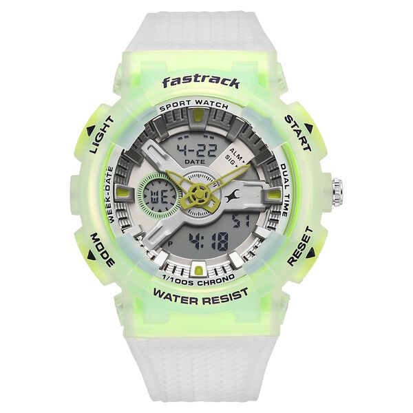 Fastrack Streetstyle Ana Digi watch with Transparant look for Guys - image number 0