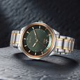 Titan Regalia Opulent Quartz Analog with Date Green Dial With Two Toned Stainless Steel Strap Watch For Men - image number 0