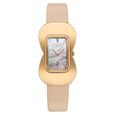 Titan Raga Glimmers Quartz Analog Pink Mother Of Pearl Dial Pink Leather Strap Watch For Women - image number 1