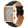 Titan Globe Trotter Anthracite Dual Time Leather Strap watch for Men - image number 1