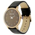 Police Quartz Analog Brown Dial Leather Strap Watch for Men - image number 1