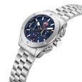 Ducati Quartz Chronograph Blue Dial Silver Stainless Steel Strap Watch For Men - image number 1