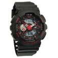 SF Dreamer Series Quartz Digital Analog Digital Black Round Round Shaped Dial Black Plastic Strap Watch For Men - image number 0