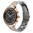 Titan Men's Metropolitan Luxe: Multifunction Black Dial with Two-Tone Stainless Steel Bracelet Watch - image number 1