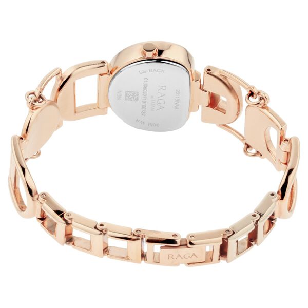 Titan Raga Facets Black Dial Women Watch With Stainless Steel Strap - image number 4