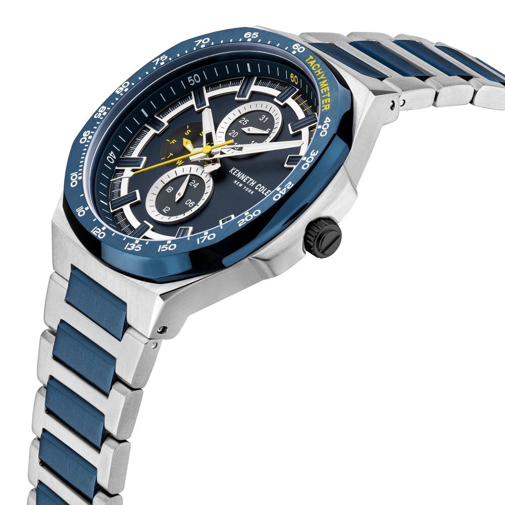 Kenneth cole blue dial online watch