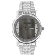 Sonata Quartz Analog with Day and Date Silver Dial Stainless Steel Strap Watch for Men
