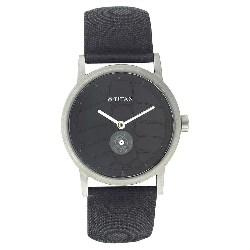 Buy Online Titan World Wild Life Fede Analog Leather Strap watch for Men 1223sl01 Titan