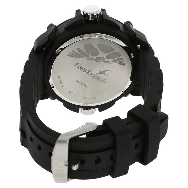 Fastrack Quartz Chronograph Blue Dial Plastic Strap Watch for Guys - image number 3