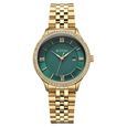 Titan Purple Prestige Quartz Analog with Date White Dial Rose Gold Stainless Steel Strap Watch For Women