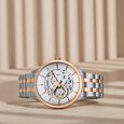 Titan Metal Mechanicals Silver Dial Dual Tone Stainless Steel Strap Watch for Men - image number 0