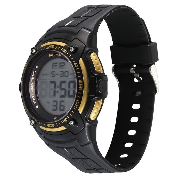 Fastrack StreetStyle Digital Dial Black Polyether Strap Watch For Unisex - image number 2
